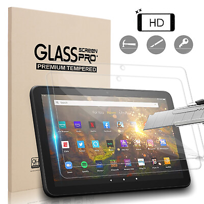 #ad For Amazon Kindle Fire 7 2022HD 10 10 Plus 2021 Tempered Glass Screen Protector