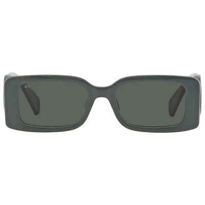 #ad Gucci Solid Smoke Grey Rectangular Ladies Sunglasses GG1325S 003 54
