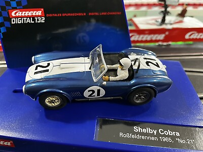 #ad Carrera Digital 132 Shelby Cobra quot;No. 21quot; in original box 30651