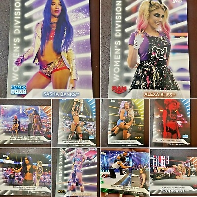 #ad 2021 Topps WWE Women#x27;s Division #1 100 w Roster Cards amp; Foilboards DISCOUNT