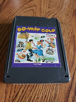 #ad VINTAGE DOO WOP GOLD 8 TRACK TAPE VOL 2 Untested