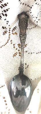 #ad Antique Spoon The American Silver Co Silver Plate Souvenir Spoon quot;GERMANYquot; 6quot;