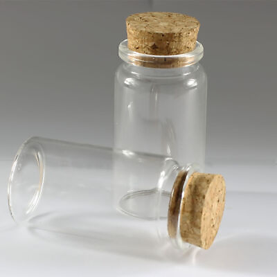 #ad Jars Wishing bottles Lots Clear 47x50mm Vial 5 30 pieces 50ml Bottles with Cork