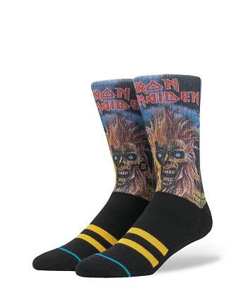 #ad Stance Men’s Crew socks Iron Maiden 9 12us Punk Band Skate Free shipping