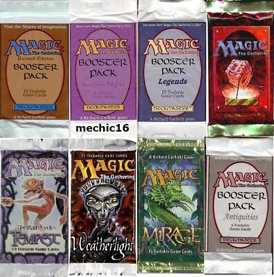 #ad Magic The Gathering Tcg Booster Packs Only 400 Packs Total Revised Antiquities