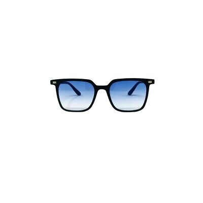 #ad Sunglasses for men and women matte black blue gradient lenses gafas FP...