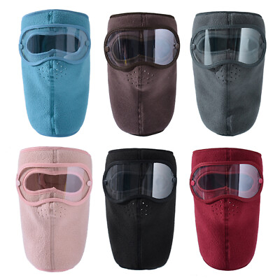 #ad Windproof dustproof mask riding ski breathable belt HD goggles riding cap