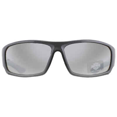 #ad Harley Davidson Smoke Mirror Wrap Men#x27;s Sunglasses HD0670S 20C 64 HD0670S 20C 64