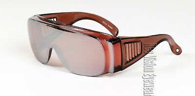 #ad Large Will Fit Over Most Shield Glasses Sunglasses HD Driving Mirror Copper 83DR