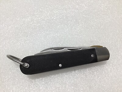 #ad COLONIAL USA MADE ELECTRICIAN KNIFE 2 BLADE W WIRE STRIPPING BLADE E2 TL29 NEW