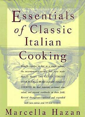#ad Essentials of Classic Italian Cooking Hardcover By Marcella Hazan GOOD