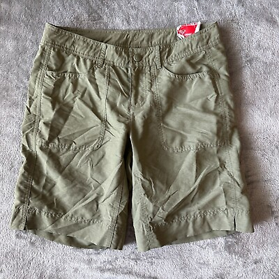 #ad The North Face Horizon 2 Roll Up Shorts Women#x27;s size 4 Green