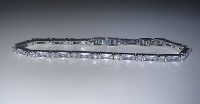 #ad Crystal Tennis Bracelet