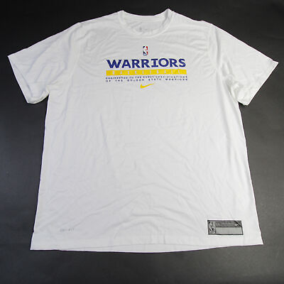 #ad Golden State Warriors Nike NBA Authentics Short Sleeve Shirt Men#x27;s White New