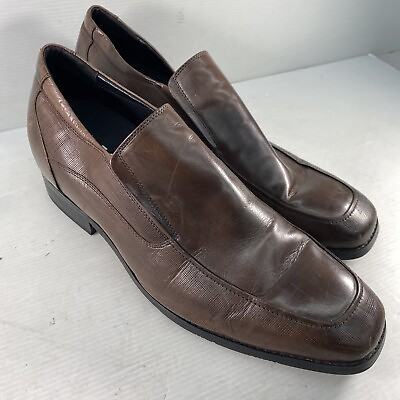 #ad Calto Brown Y3017 Leather 3quot; Height Increasing Elevator Dress Shoes Mens 12