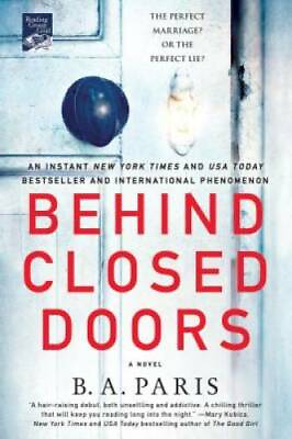 #ad Behind Closed Doors: A Novel Paperback By Paris B. A. ACCEPTABLE