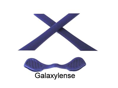 #ad Galaxy Earsocks amp; Nose Pads Rubber Kits For Oakley Radarlock Path Blue