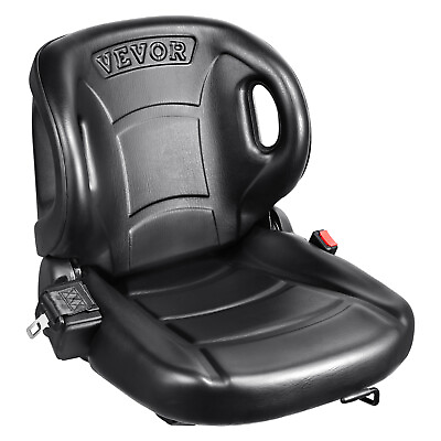 #ad VEVOR Universal Tractor Seat Wrap around Forklift Seat Adjustable Back Seatbelt