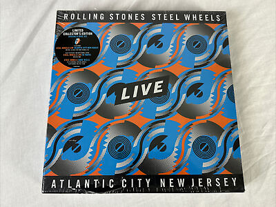 #ad Steel Wheels Live From Atlantic City by The Rolling Stones 3 CD Set 2 DVD