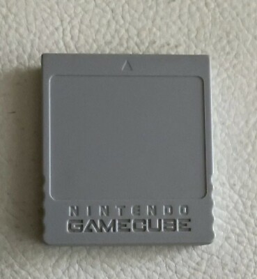 #ad Official Nintendo Gamecube Memory Card 59 Blocks DOL 008 Gray Read Description