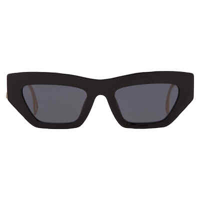 #ad Versace Dark Grey Irregular Ladies Sunglasses VE4432U GB1 87 53 VE4432U GB1 87