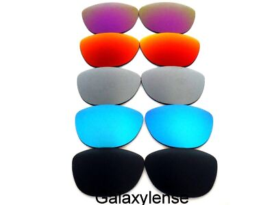 #ad Galaxy Replacement Lenses For Oakley Frogskins Blackamp;Blueamp;Grayamp;Redamp;Purple 5PAIR