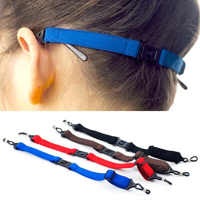 #ad Glasses Strap Elastic Polyester Buckle Design Glasses Retainer Sports Supplies k
