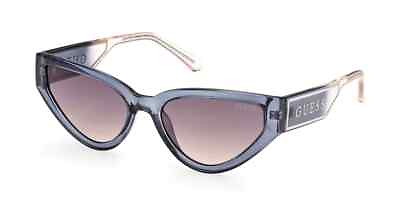 #ad Guess GU7819 S 92B Sunglasses Women Blue Cat Eye 56mm New Authentic