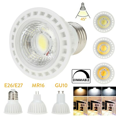 #ad Dimmable 15W LED Bulbs Spotlights 110V 220V DC12V COB R GU10 MR16 E27 E26 Lamp $52.04