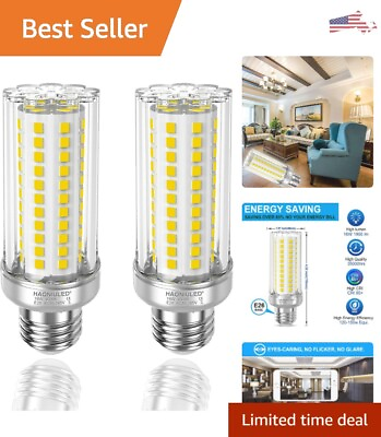 #ad E26 LED Bulbs 16W Energy Saving Bright Lighting Indoor Use Pack of 2