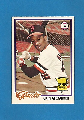 #ad Gary Alexander ASR 1978 O PEE CHEE OPC Baseball #72 NM San Francisco Giants