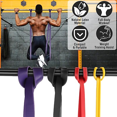 #ad Resistance Loop Bands Assistance Gym Exercise Heavy Duty Pull up Fitness Workout
