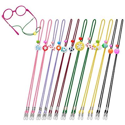 #ad Kids Glasses Strap Pack of 12 Eyeglasses Straps for Girls Glasses Holder Glas $12.82
