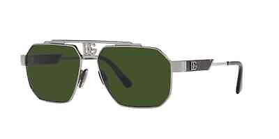 #ad NEW Dolce amp; Gabbana DG2294 0471 59 GUNMETAL Sunglasses