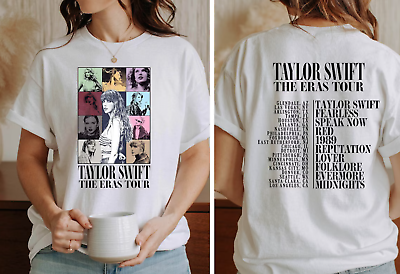#ad Eras Tour Shirt Front And Back Swiftie Shirt Eras Tour 2023 concert Shirt