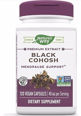 #ad Natures Way Premium Black Cohosh Menopause Support for Women* 40 mg per ser...