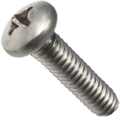 #ad 2 56 Machine Screws Phillips Pan Head Stainless Steel All Lengths Qty 100