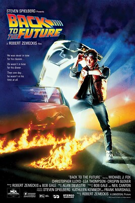 #ad Back To The Future Movie Poster Print Regular Style Size: 24quot; X 36quot;