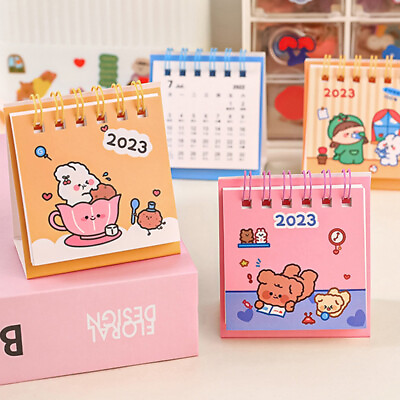 #ad Mini Flip Portable 2022 2023 Desktop Monthly Calendar Calenders Mini Flip DIY△