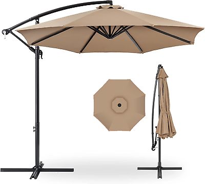 #ad Best Choice Products 10Ft Offset Hanging Market Patio Umbrella W Easy Tilt Adjus