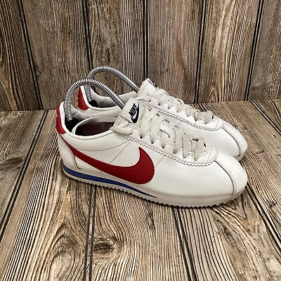 #ad Nike Classic Cortez Forest Gump Womens Shoes White Leather Athletic Sneaker Sz 7