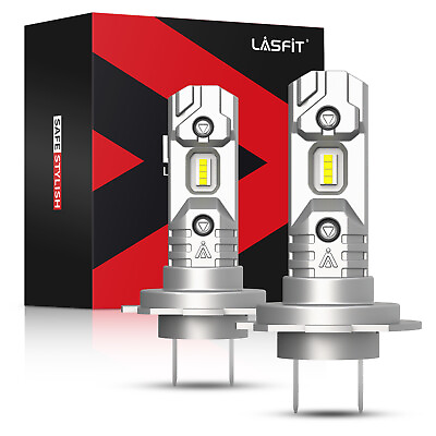 #ad Lasfit 2x H7 LED Headlight Bulbs Low Beam Conversion Kit Cool White 6000K Lamps