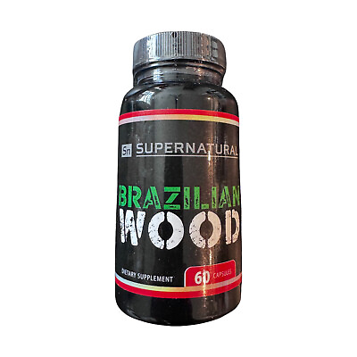 #ad BRAZILIAN WOOD MENS HEALTH SUPPLEMENT 60 CAPSULES NEW SEALED