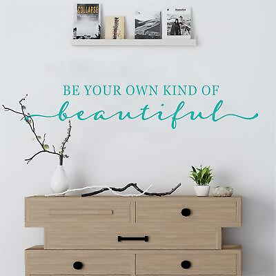 #ad Wall Decal Turquoise Decor Inspirational Quote. for Girls Rooms Bedroom...