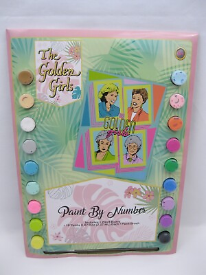 #ad The Golden Girls Paint By Number Art Set ABC TV Show Rose Dorothy Sophia Blanche