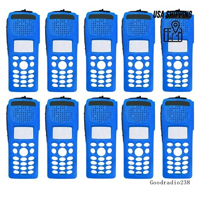 #ad 10PCS Blue Front Housing Case Compatible with XTS2500 XTS 2500I M3 Radio
