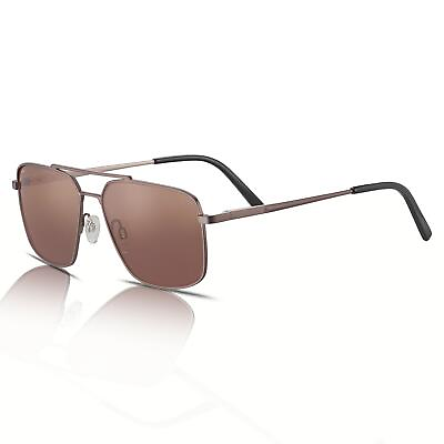 #ad Serengeti Sunglasses Men#x27;s Aitkin SS554001 Brushed Bronze Saturn Polarised $212.78