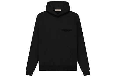 #ad NEW Essentials Fear of God Stretch Limo Black Hoodie Sizes XS XL