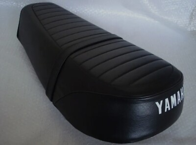 #ad Yamaha ENDURO DT100 DT125 DOUBLE SEAT COMPLETE BLACK