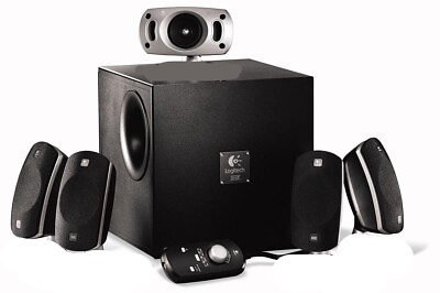 #ad Logitech Z 5300 5.1 Channel THX Certified Surround Speaker System No Stands...